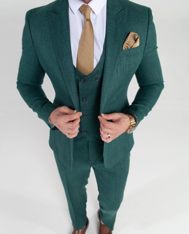 Костюм-тройка GREEN SUIT